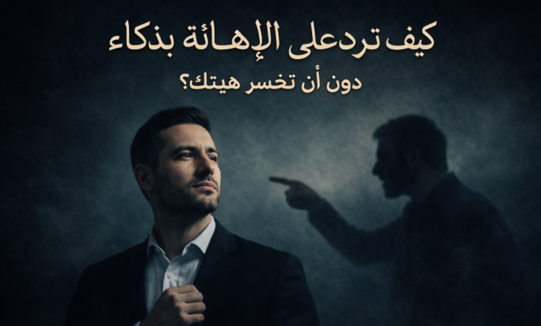 كيف تردّ على الإهانة بذكاء دون أن تخسر هيبتك؟